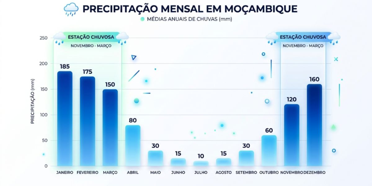 As chuvas em Mo&ccedil;ambique n&atilde;o dependem apenas das esta&ccedil;&otilde;es. Dois fen&oacute;menos t&ecirc;m impacto direto e imprevis&iacute;vel na precipita&ccedil;&atilde;o anual
